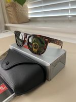 Absolutely Stunning Ray Ban Wayfarer Sunglasses Tortoise Shell Frames RB2140 ✨