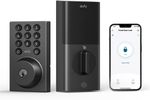 Eufy C30 Combination Keypad Smart Lock Wi-Fi Bluetooth App Control Alexa Black