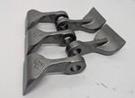 5 x Hammer Flail Knife 16mm dia bore (x12.5mm), 58mm wide, 62.5mm radius, 305g