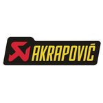 NEW GENUINE AKRAPOVIC 150x44 HEAT PROOF RESISTANT EXHAUST STICKER DECAL