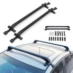 Pair 105cm Roof Cargo Rack Cross Bars Luggage Carrier Holder Anti-theft Car Suv
