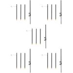 5Sets Folding Portable Lantern Stand Camping Light Rack Durable Aluminum Alloy