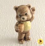 Vintage Albert E Price ceramic teddy bear figurine - 461 mark - Small 7cm/3''