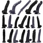 Suction Cup Dildo Realistic Feel Sex toy Anal 6,7,8,9 Inch Small Medium Large UK