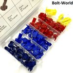 65Pc QUICK SPLICE ELECTRICAL CONNECTORS SET SNAP LOCK CABLE TERMINAL CRIMP WIRE
