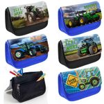 Personalised Pencil Case Boys Tractor Childrens Farming School Bag Kids Gift