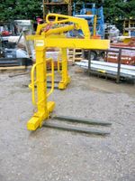 2 TON SWL CRANE FORKS SUIT HIAB ATLAS CRANE / EXCAVATOR ETC GOOD SOLID FORKS.