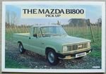 MAZDA B1800 Pickup Truck Sales Brochure March 1982 Ref 1800/82/3
