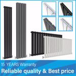 Designer Horizontal Vertical Flat Panel Radiator Single Double Central Heating