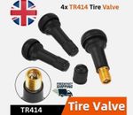 4x TR414 Tubeless Rubber Tyre Valves Car Van Wheel High Quality  Low Price
