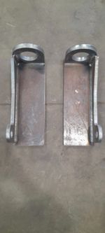 Matbro / John Deere Style Pin and Cone Heavy Duty Weld on Brackets