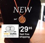 Tartarian pendant aura amplifier, Galvanic Magneto battery 3/4 "