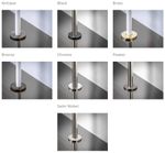 15mm Hole Circulus Metal Pipe Cover x 1  - Choose from 7 Colours