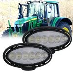 2x LED Work Light For John Deere 6105R,6110R,6115R,6120R,6125R,6130R,6140R,6145R