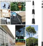 Telescope Pole 4.5m Long Extendable Multi Purpose Pole-Durable Light Weight