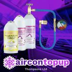 Car AC Aircon R1234 Air Con Large Topup Leak Stopper Sealer Refill Regas Kit