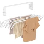 100cm Clothes Dryer Wall Mounted Extendible Drying Rack Towel Laundry Airer New
