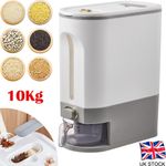 10kg Rice Dispenser Grain Storage Kitchen Food Box Sealed Dry Container Airtight