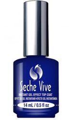 Seche VIVE Gel Effect Fast Drying Top Coat 14ml Bottle 