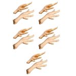 10Pcs Realistic Chicken Feet Prop PVC Model for Food Decoration and Play