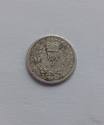 1835 Demerara and Essequibo  1/4 Guilder William IV Scarce  Silver Coin
