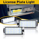 2x LED Licence Number Plate Light Fits For Movano Vivaro B NV300 NV400 Talento