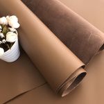1.0mm Thick Brown Smooth Full Grain Italian 100% Real Cowhide Leather Sheets