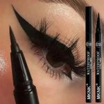 1/2pcs Black Eyeliner Pencil Waterproof Smudge Proof Long Lasting Eye Makeup 