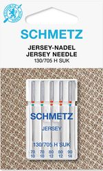 SCHMETZ Machine Needles - Jersey - ASSTD SIZE - Stretch, Ballpoint (Pack of 5)