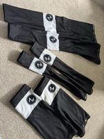 Morvelo Cycling Arm, Leg and Knee Warmers Set, Black Medium.