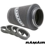 Ramair Performance Induction Universal  Air Filter - 90MM ID Reducing Rings Inc