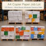 A4 Copier Paper Job Lot 225 Reams Mixed Brands Wholesale Clearance Pallet