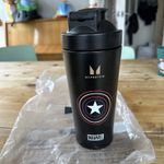 My Protein Captain America Metal Shaker 750ml Marvel NEW and Bagged 