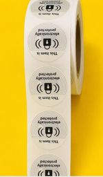 Electronically Protected  Security Anti‑Theft Tag Label  EAS RF Alarm Sticker uk