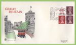 G.B. 1979 10p Booklet pane on Stuart First Day Cover, Windsor