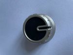 Thetford Oven I Drive Knob - Nickel/Black  SSPA0900.BNK.BK