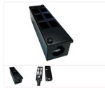 PF Box 0/6V – Steel Sub-floor Data Termination Box (6-cut-out, Vertical Layout)