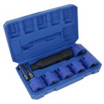 Wheel Stud Cleaning Tool Rust Debris Cleaner for Metric Imperial Studs 9pc