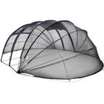 Pool Tent Dome 185T Polyester with PU Coating Outdoor Cover Swim Summer  vidaXL