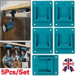 5PCS Makita Wall Mount Tool Holder Hanger 18V 14V LXT Battery Van drill driver E