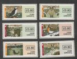 Isle of Man Christmas Self Adhesives  Nature Wildlife  mnh  2023