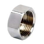 Pipe Plug Stop End Female Cap Cover Ending Tube Threaded Fittings Chrome