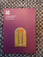 National Trust  PENRHYN CASTLE Zodiac Signs  Stained Glass Window new Pin Badge 