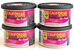 x4 California Scents Coronado Cherry Car Air Freshener Can