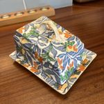 Royal Tudor Ware Barker Bros “Fantasy” cheese dish cracked repaired 