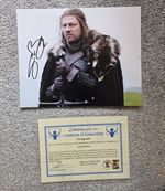 Sean Bean Signed Game of Thrones Television Photo Autograph with COA