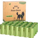600 Dog Poop Bags Rolls Poo Waste Biodegradable Doggy Large Strong Thick Pet Eco