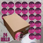 24 X Pink Scrim - EXTRA STICKY - Ultimate Adhesive Fibreglass Tape - 50mm x 90m