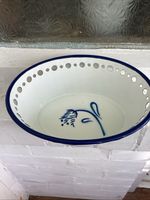Vintage IKEA Arv Idyll Oval Enamel Bowl