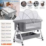 Baby Bedside Crib Sleeper Bassinet Safe Co-Sleeping Storage Bag Easy install
